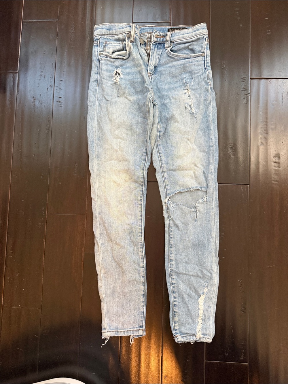 Blank NYC Light Blue Distressed Skinny Jeans